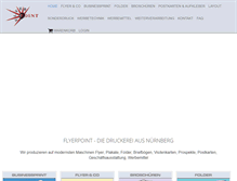 Tablet Screenshot of flyerpoint.de